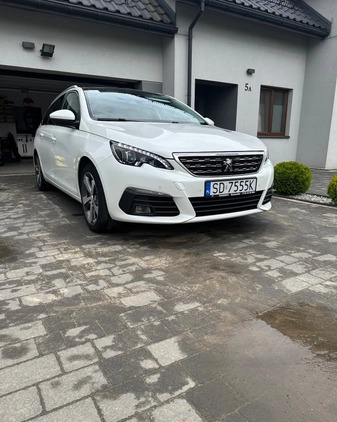 Peugeot 308 cena 58500 przebieg: 92000, rok produkcji 2019 z Nowy Targ małe 781